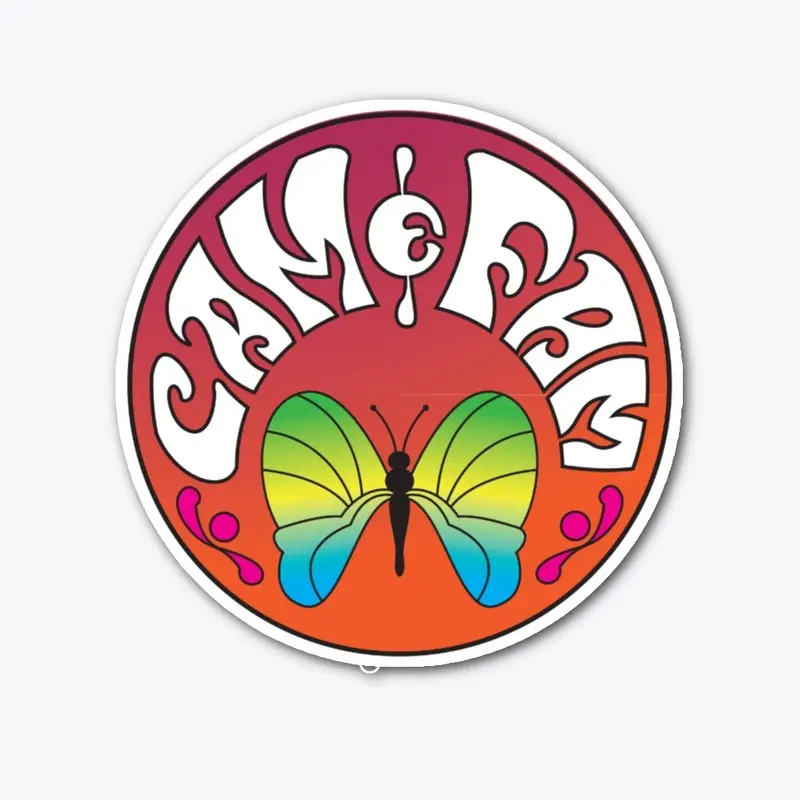 Cam And Fam Butterfly Sticker